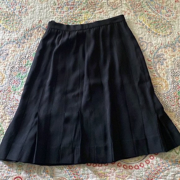 Vintage Chanel Pleated Skirt - Picture 3 of 5